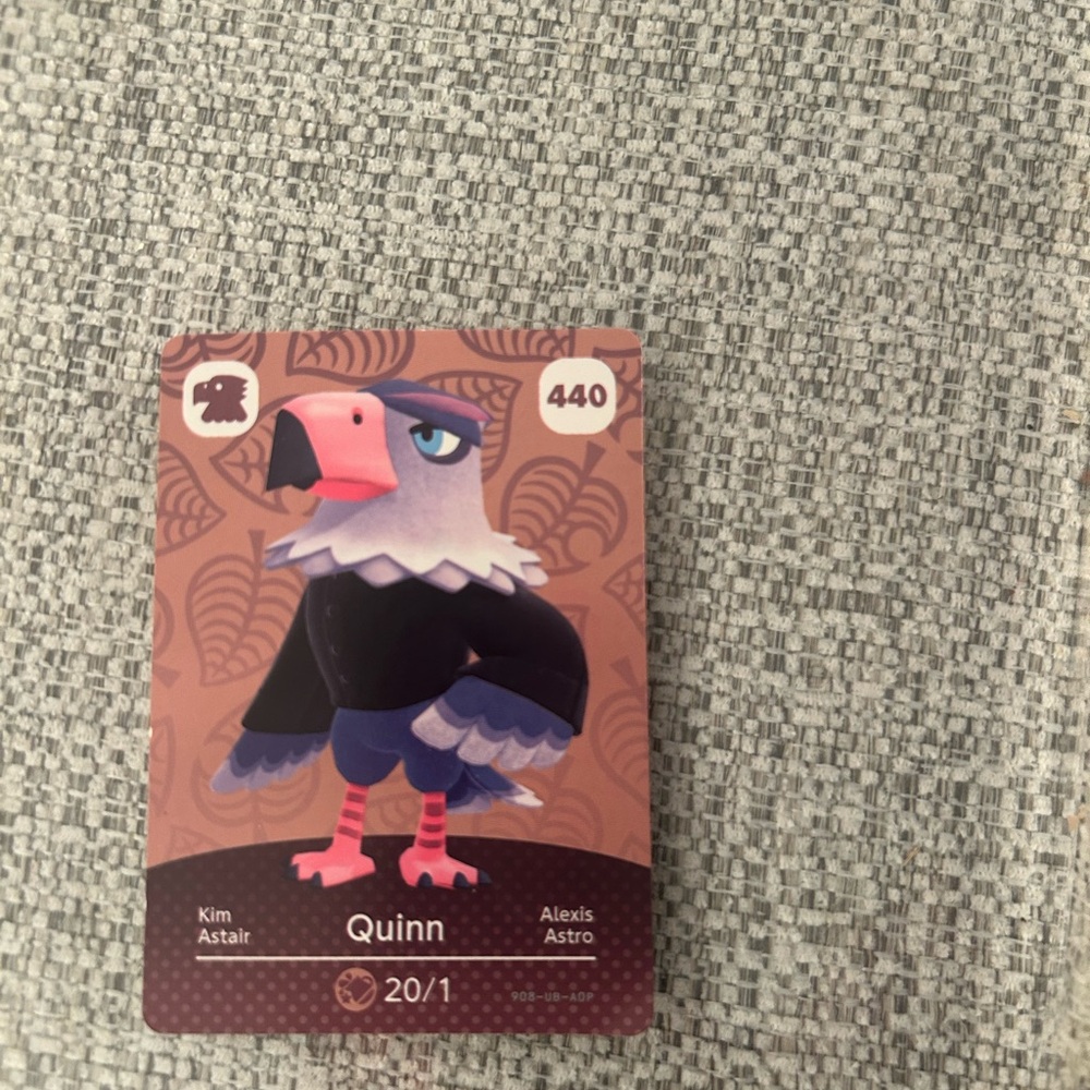 Nintendo Amiibo Card - Black and Pink